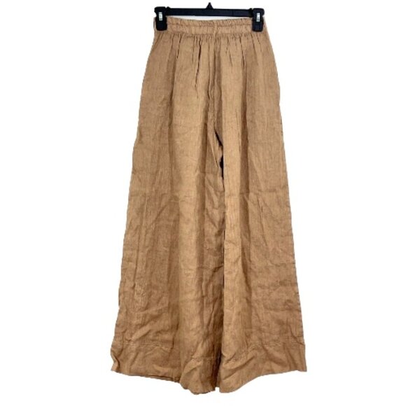 Milio Milano Pleated Linen Pants 154018 Small New - Picture 4 of 4